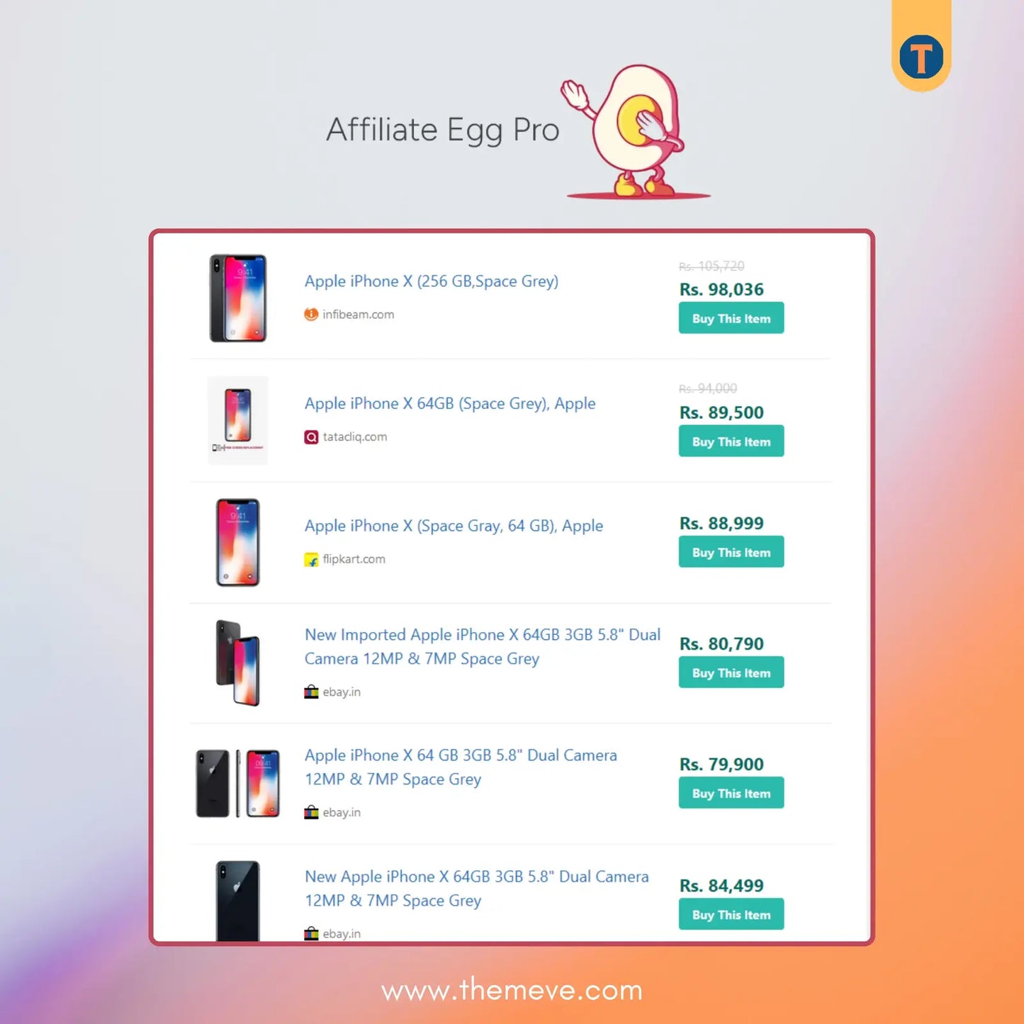 Affiliate Egg Pro Plugin – Lifetime License Affiliate Egg WordPress Plugin